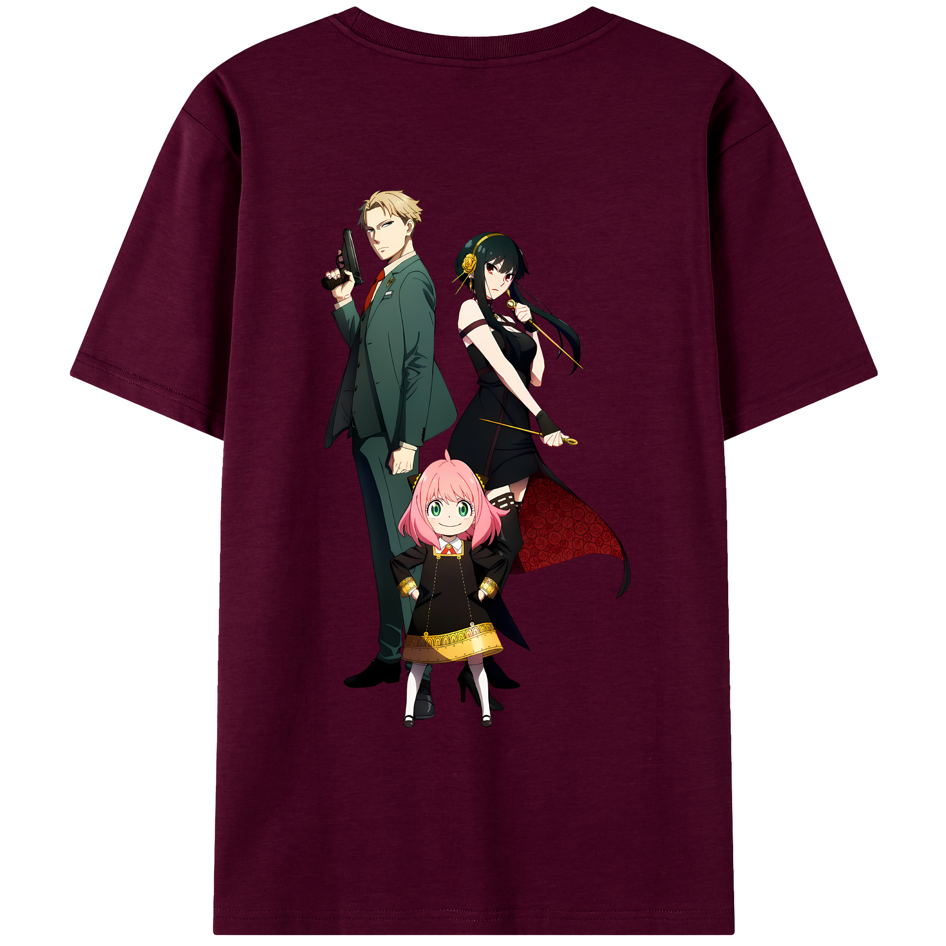 （画像用） SPY×FAMILY间谍家家酒 レディース半袖Tシャツ(バックプリント)